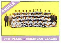 1966 Topps Baseball Cards      131     California Angels TC